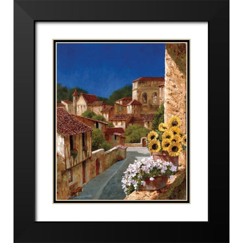 Spring Fever Black Modern Wood Framed Art Print with Double Matting by Archambault, Gilles