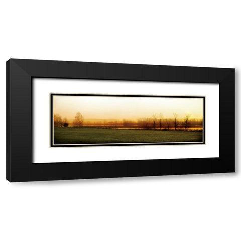 Wait for Winter Black Modern Wood Framed Art Print with Double Matting by Filler, Rick