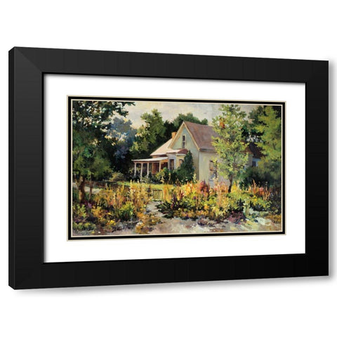 Rural Vista III Black Modern Wood Framed Art Print with Double Matting by Lund, Nancy