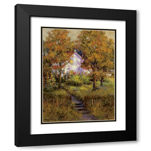 Rural Vista IV Black Modern Wood Framed Art Print with Double Matting by Lund, Nancy