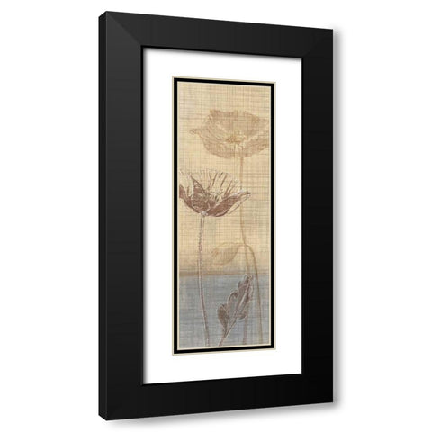 Botanical Sketchbook I Black Modern Wood Framed Art Print with Double Matting by Venter, Tandi