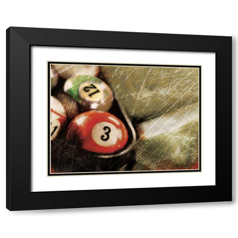 Opening Break Shot Black Modern Wood Framed Art Print with Double Matting by Venter, Tandi