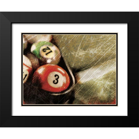 Opening Break Shot Black Modern Wood Framed Art Print with Double Matting by Venter, Tandi