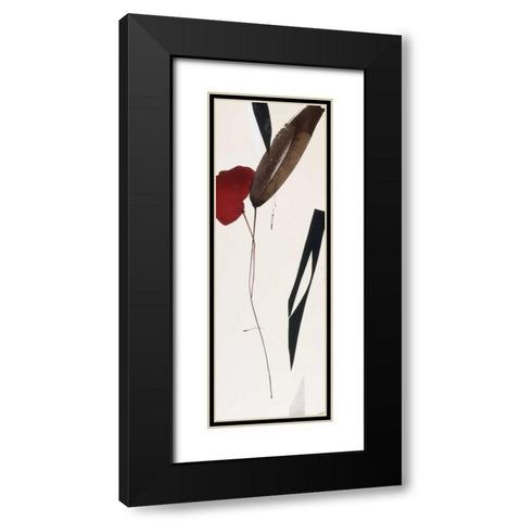 Harmony for Two Black Modern Wood Framed Art Print with Double Matting by Abellan, Lola