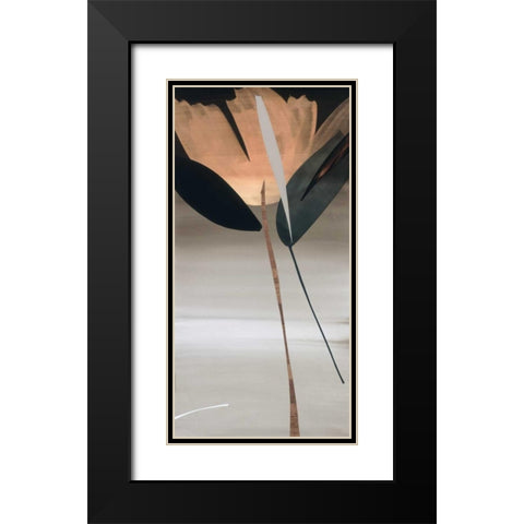Second Movement I Black Modern Wood Framed Art Print with Double Matting by Abellan, Lola