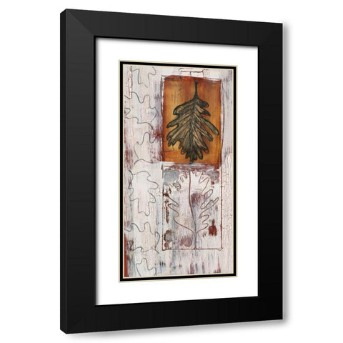 Aspen Gold I Black Modern Wood Framed Art Print with Double Matting by Bernsen, Leslie