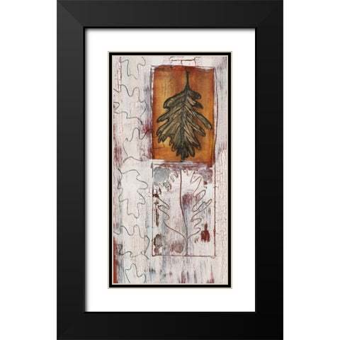 Aspen Gold I Black Modern Wood Framed Art Print with Double Matting by Bernsen, Leslie