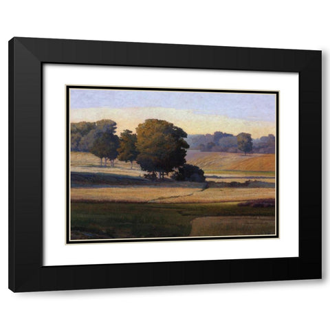 Pezier Black Modern Wood Framed Art Print with Double Matting by Lovelace, Kent