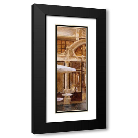 Cafe Majestic I Black Modern Wood Framed Art Print with Double Matting by Martin, Noemi