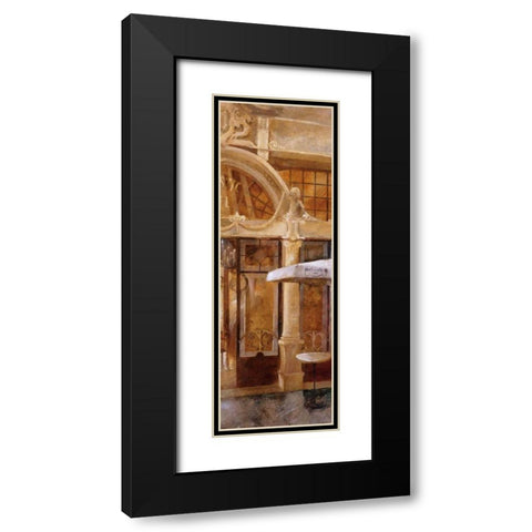 Cafe Majestic II Black Modern Wood Framed Art Print with Double Matting by Martin, Noemi