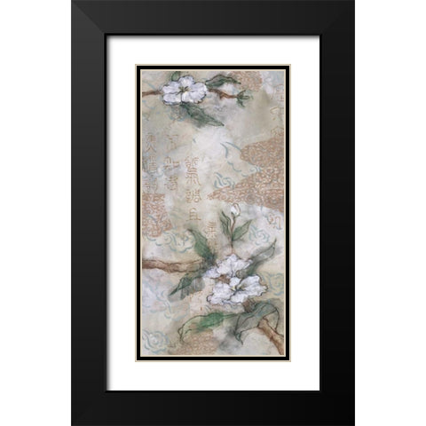 Garden Dancers I Black Modern Wood Framed Art Print with Double Matting by Nocito, James