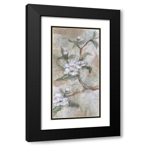 Garden Dancers II Black Modern Wood Framed Art Print with Double Matting by Nocito, James