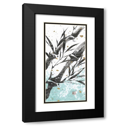 Kyotos Garden I Black Modern Wood Framed Art Print with Double Matting by Sugita, Katsumi