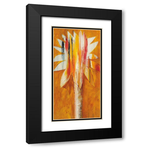 Palm I Black Modern Wood Framed Art Print with Double Matting by Bredvik, Brenda K.