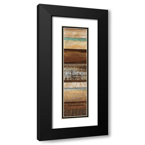 Earthware II Black Modern Wood Framed Art Print with Double Matting by Fields, Laurie