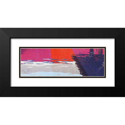 Vibrance Black Modern Wood Framed Art Print with Double Matting by Toole, Michael