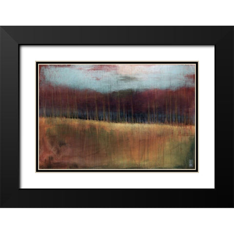 Sacred Garden Black Modern Wood Framed Art Print with Double Matting by D Aguiar, Stacy