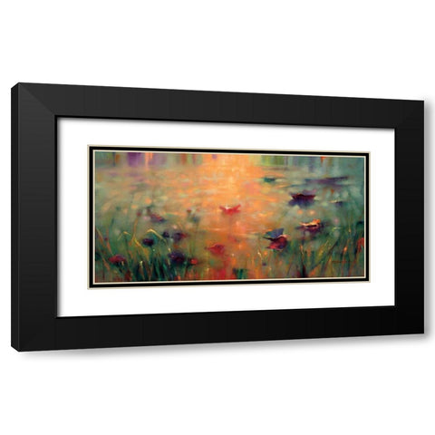 Mystical Memory Black Modern Wood Framed Art Print with Double Matting by Young, Donna