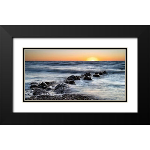 TBD Black Modern Wood Framed Art Print with Double Matting by Bellyk, Daniel J.