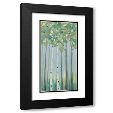 Forest View II Black Modern Wood Framed Art Print with Double Matting by Vindedzis, Rita
