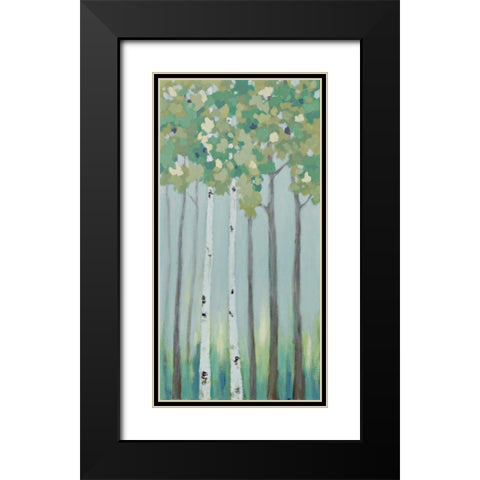 Forest View II Black Modern Wood Framed Art Print with Double Matting by Vindedzis, Rita