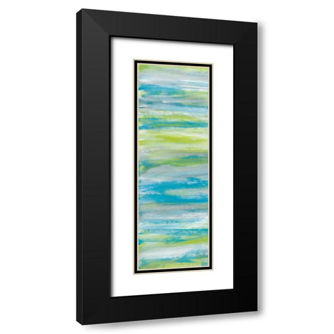 Blissful I Black Modern Wood Framed Art Print with Double Matting by Vindedzis, Rita