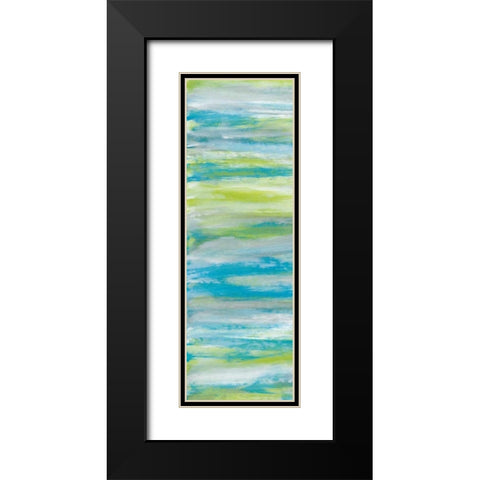 Blissful I Black Modern Wood Framed Art Print with Double Matting by Vindedzis, Rita