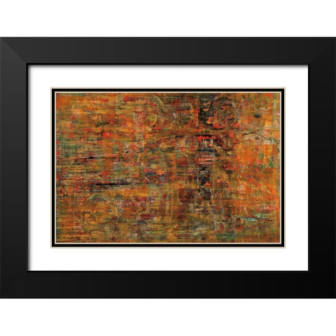 Jewel At My Feet Black Modern Wood Framed Art Print with Double Matting by Gutierrez, Hilario