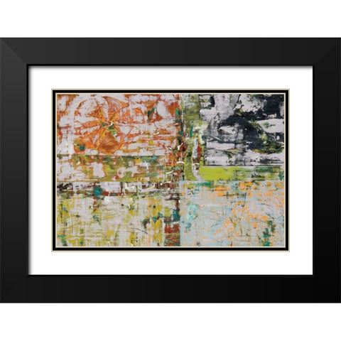 Windows Black Modern Wood Framed Art Print with Double Matting by Gutierrez, Hilario