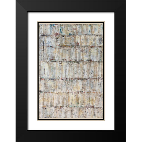 Layers of Light Black Modern Wood Framed Art Print with Double Matting by Gutierrez, Hilario