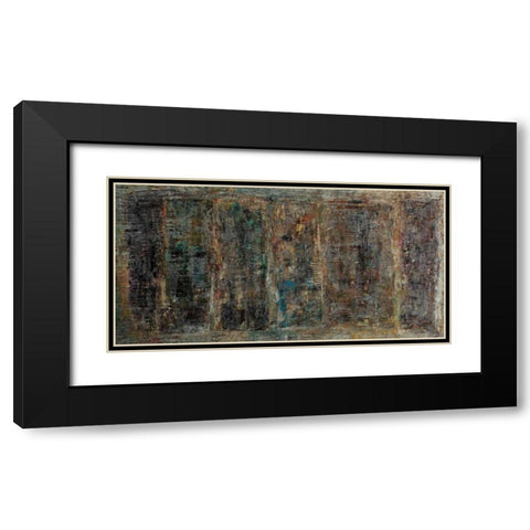 Thunder Rock Black Modern Wood Framed Art Print with Double Matting by Gutierrez, Hilario