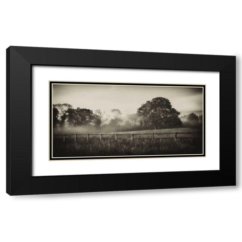 Foggy Day Black Modern Wood Framed Art Print with Double Matting by Pahl, Janel