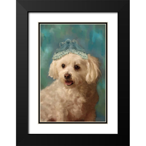 Miss. Foo Foo Black Modern Wood Framed Art Print with Double Matting by Pahl, Janel