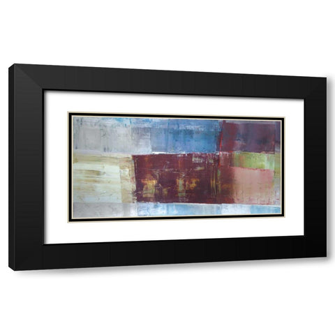 Overlay Black Modern Wood Framed Art Print with Double Matting by Shire, Martin