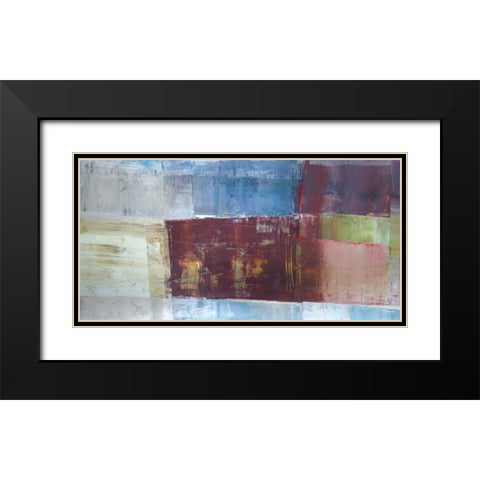Overlay Black Modern Wood Framed Art Print with Double Matting by Shire, Martin