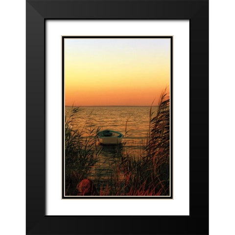 Solo Black Modern Wood Framed Art Print with Double Matting by Szilagyi, Ily