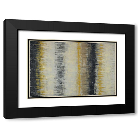 Horizons Black Modern Wood Framed Art Print with Double Matting by Vindedzis, Rita