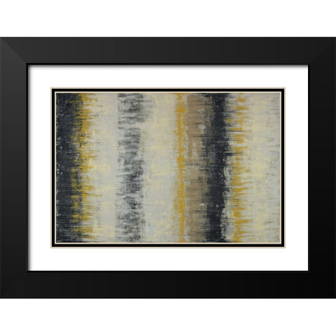 Horizons Black Modern Wood Framed Art Print with Double Matting by Vindedzis, Rita