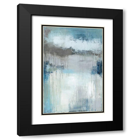 Wash My Blues Away Black Modern Wood Framed Art Print with Double Matting by Pasion, Wani
