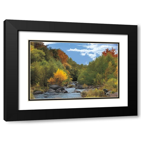 Near Perfect Day Black Modern Wood Framed Art Print with Double Matting by Jones, Mike