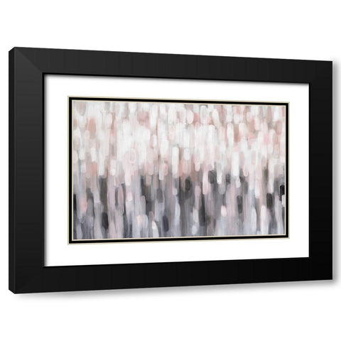 Blushing Black Modern Wood Framed Art Print with Double Matting by Parker, Karen Lorena