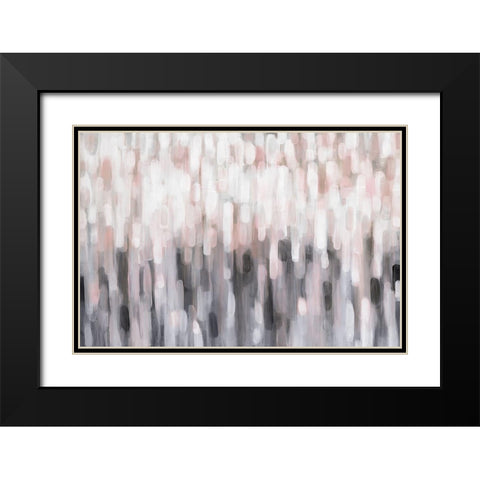 Blushing Black Modern Wood Framed Art Print with Double Matting by Parker, Karen Lorena