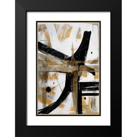 New Day Black Modern Wood Framed Art Print with Double Matting by Fournier, Joyce
