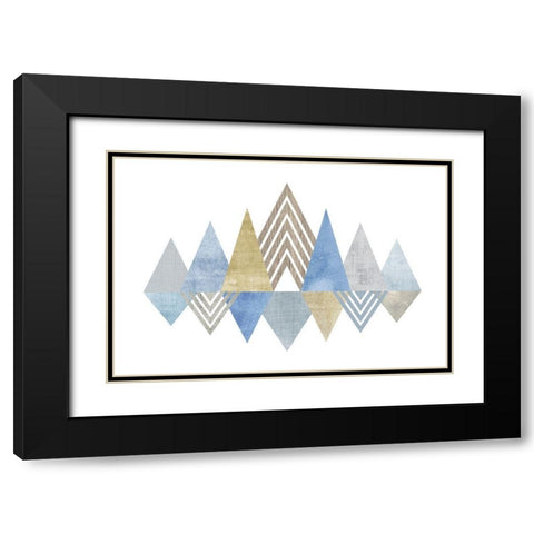 Modern Mix Black Modern Wood Framed Art Print with Double Matting by Banks, Debbie