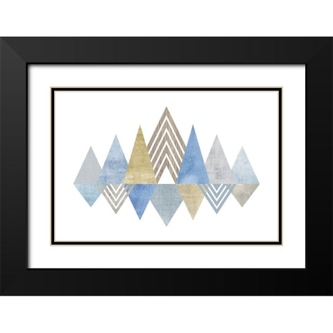 Modern Mix Black Modern Wood Framed Art Print with Double Matting by Banks, Debbie
