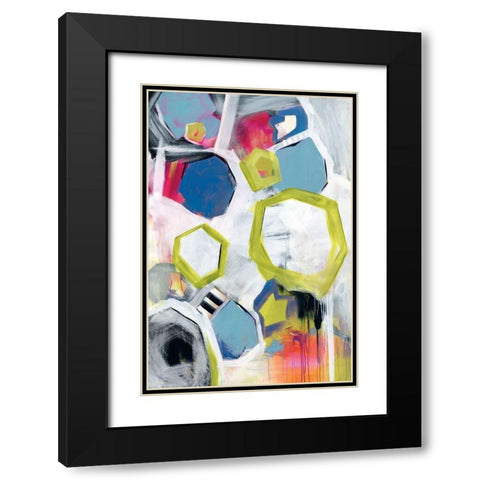 Unstoppable Black Modern Wood Framed Art Print with Double Matting by Hawkins, Julie