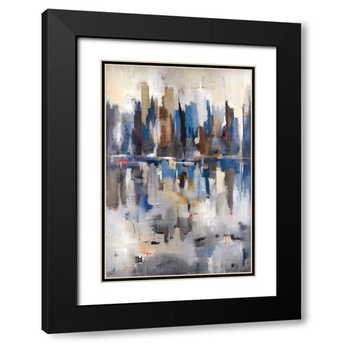 Harbor View Black Modern Wood Framed Art Print with Double Matting by Jackson, Victoria