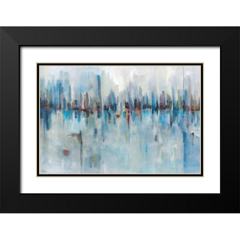 Panoramic Vision Black Modern Wood Framed Art Print with Double Matting by Jackson, Victoria