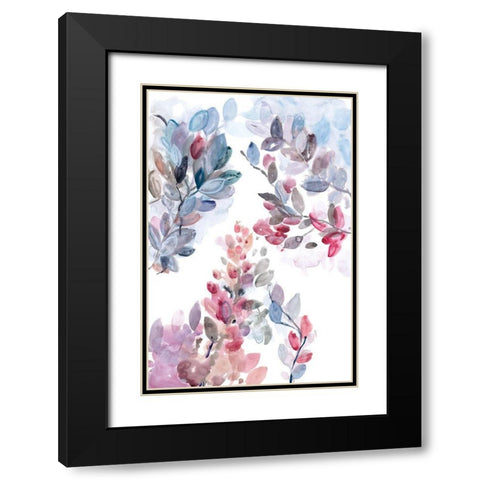 Spring Borough II Black Modern Wood Framed Art Print with Double Matting by Meyers, Rebecca