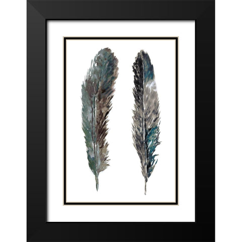 Standing Up I Black Modern Wood Framed Art Print with Double Matting by Meyers, Rebecca